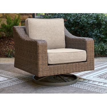 REVARE BEACH OUTDOOR SWIVEL LOUNGE