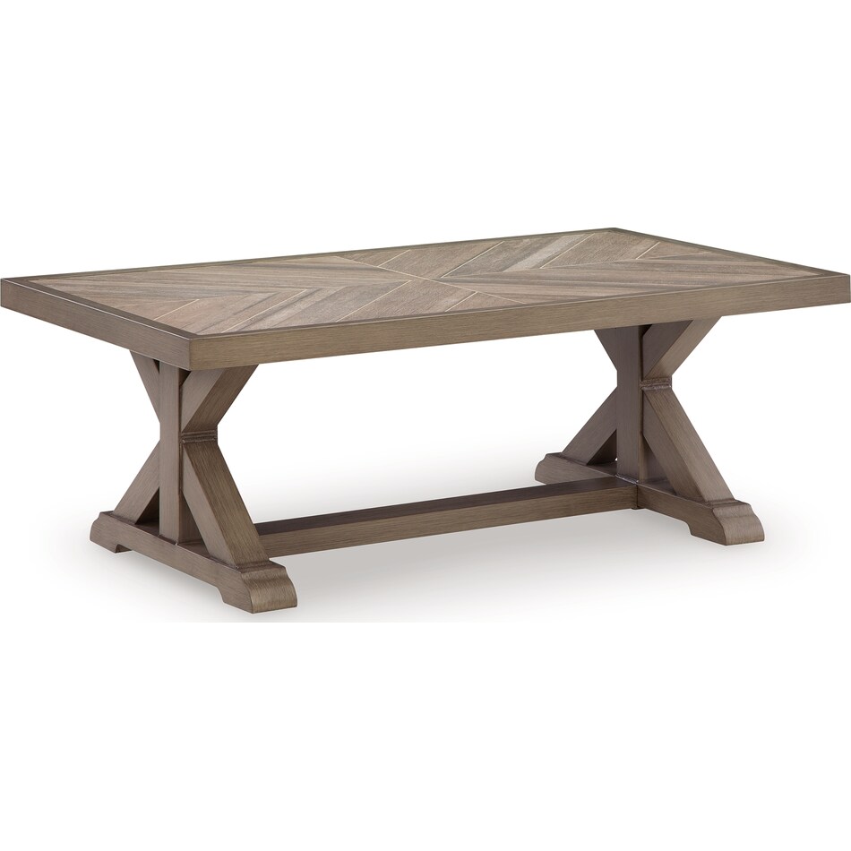 revare beach beige cocktail table   