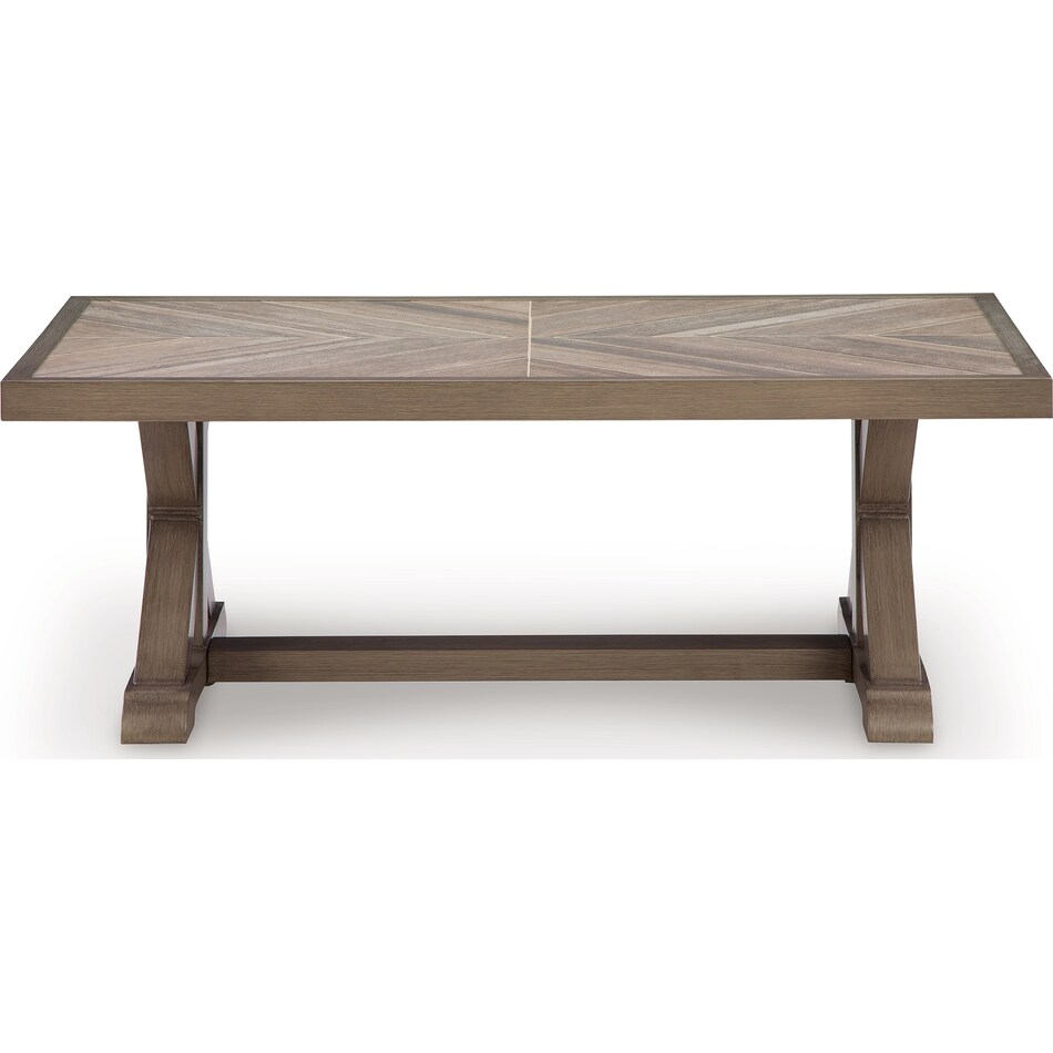 revare beach beige cocktail table   