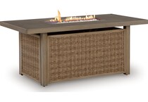 revare beach beige fire pit   