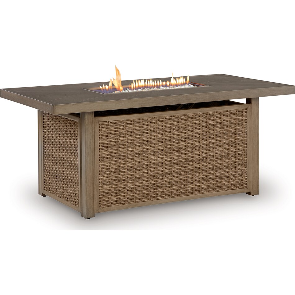 revare beach beige fire pit   