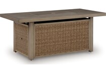 revare beach beige fire pit   