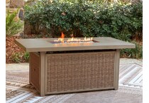 revare beach beige fire pit   