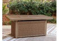revare beach beige fire pit   