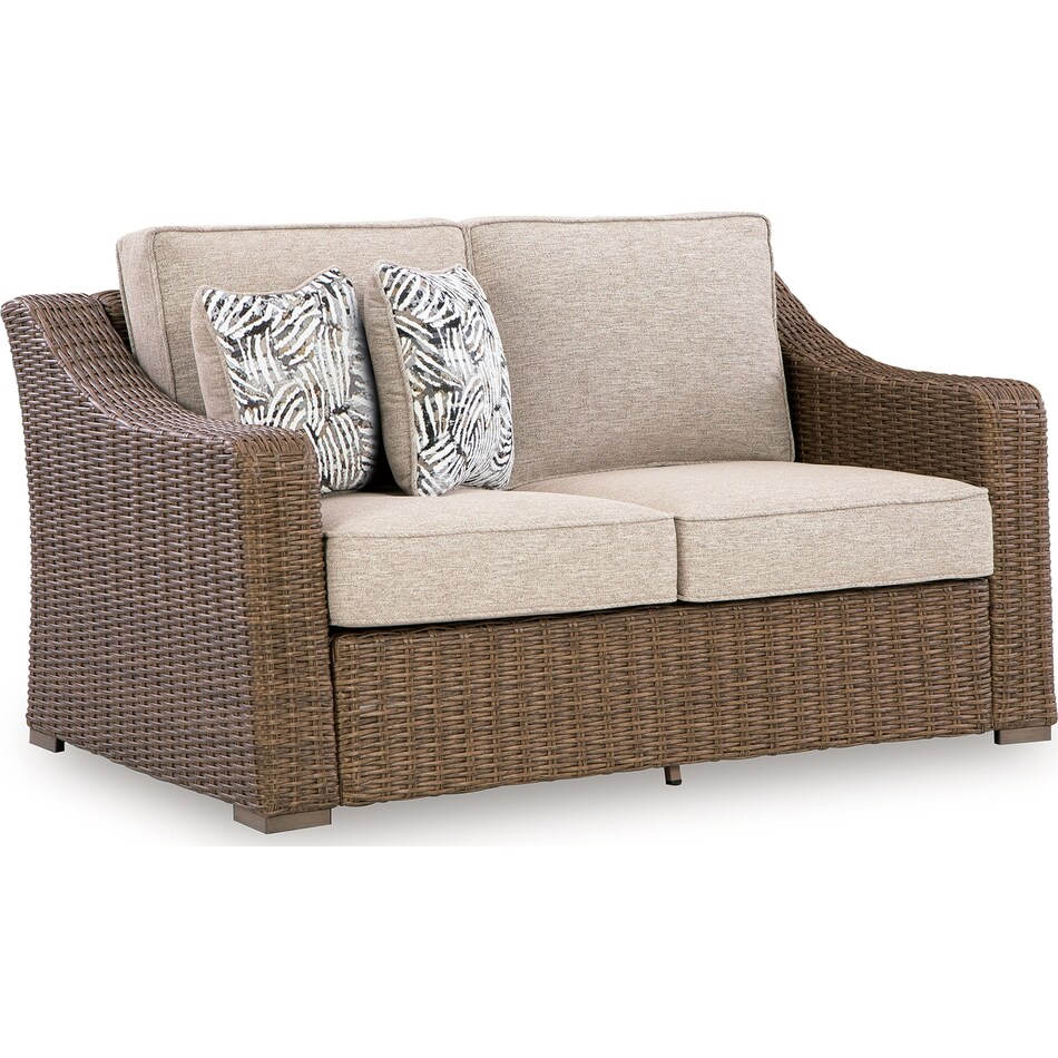 revare beach beige loveseat   