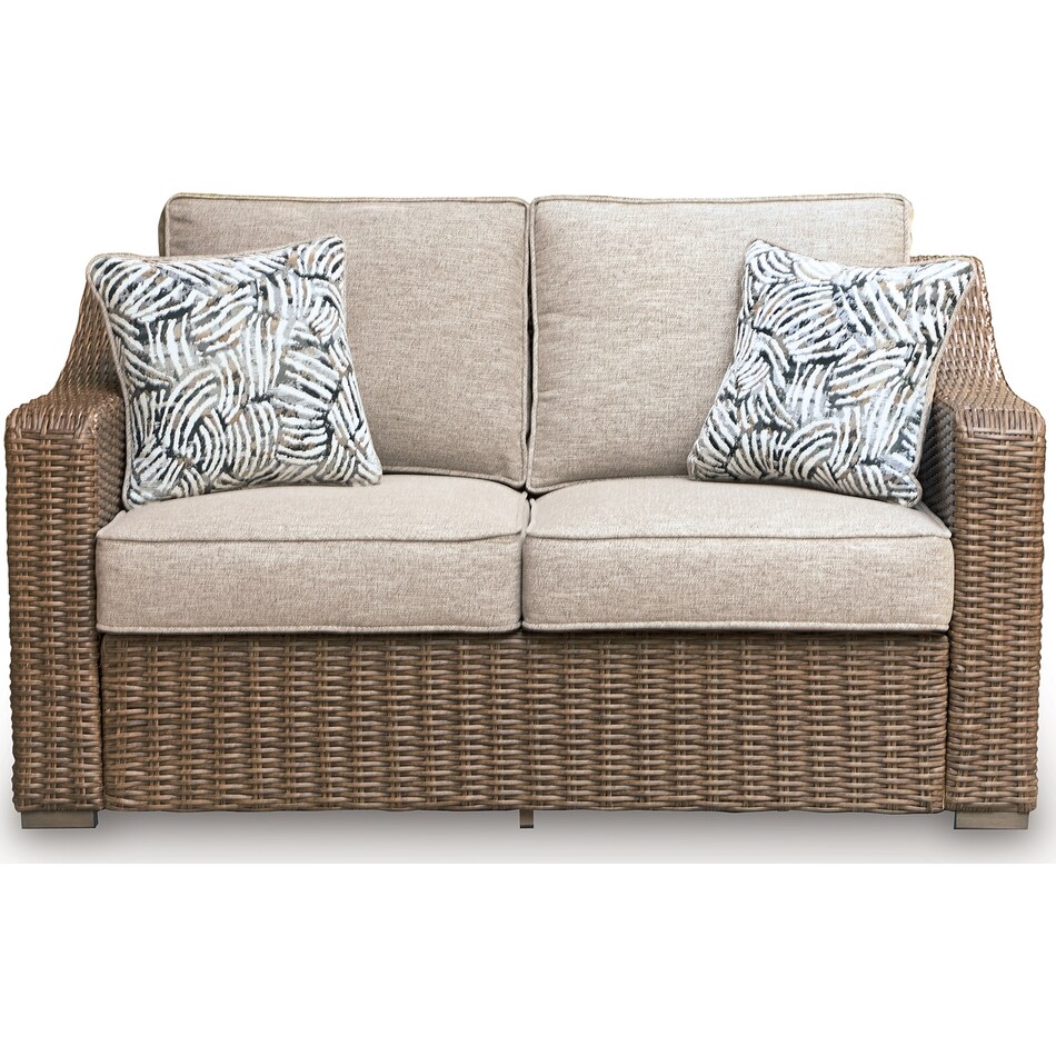 revare beach beige loveseat   