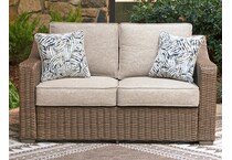 revare beach beige loveseat   