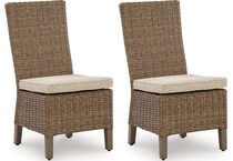 revare beach beige side chair   