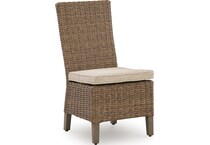 revare beach beige side chair   