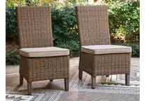 revare beach beige side chair   