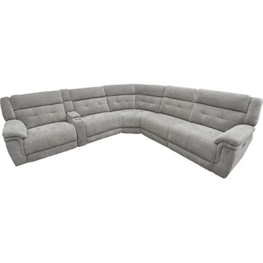 REVY 6-PIECE POWER RECLINING SECTIONAL