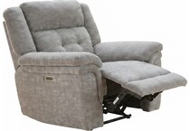 revy bristol grey recliner   