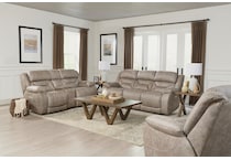 rhodes brown power reclining loveseat   