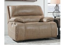 ricmen power leather recliner   