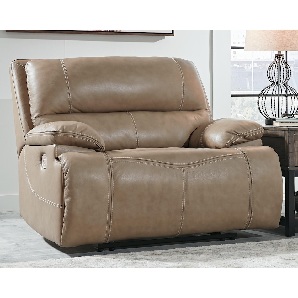 ricmen power leather recliner   