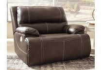 ricmen power leather recliner   