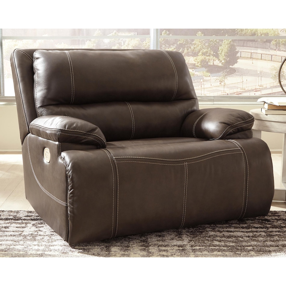 ricmen power leather recliner   