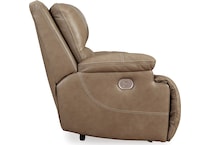 ricmen putty power leather recliner   