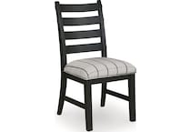 ridgeway black side chair   