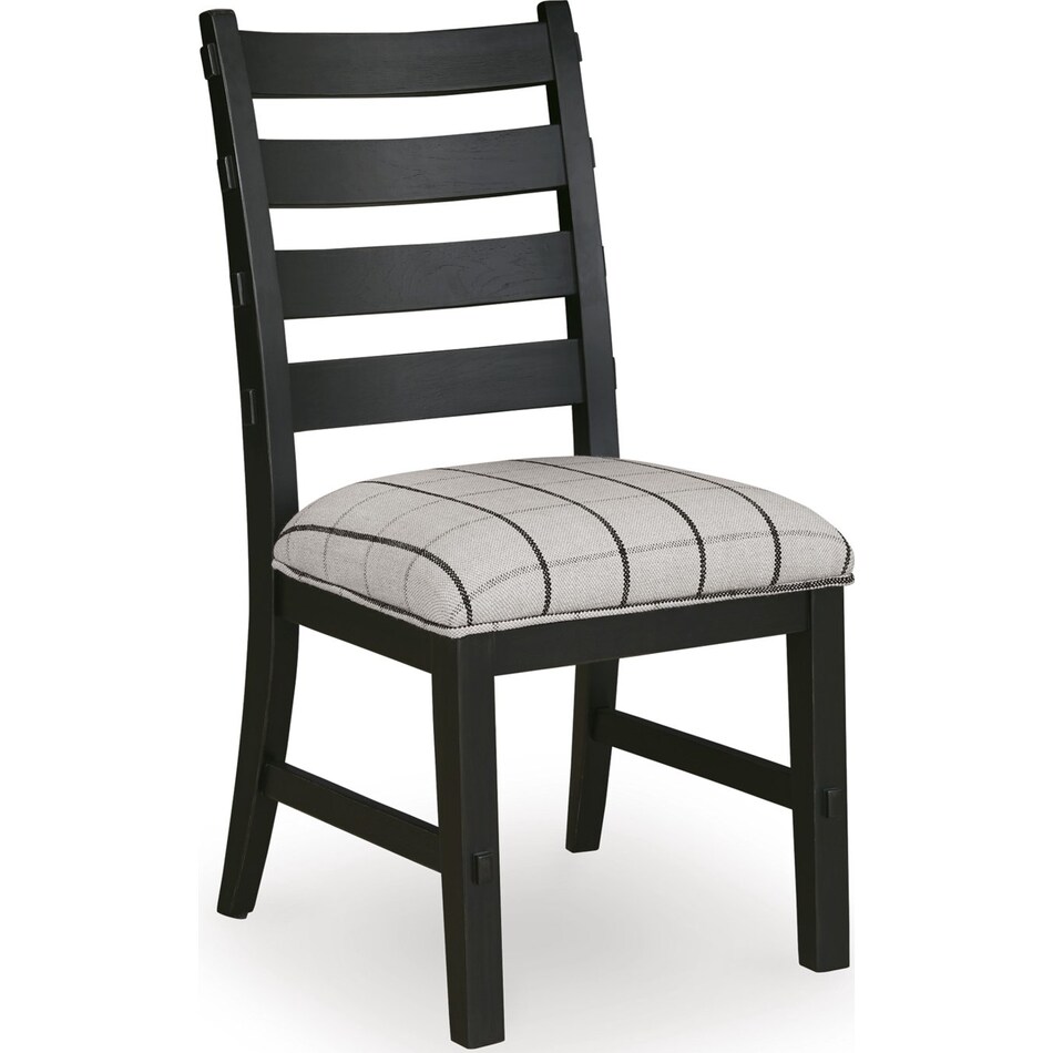 ridgeway black side chair   