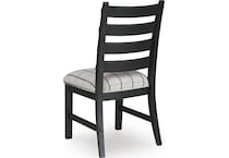 ridgeway black side chair   