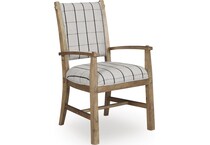 ridgeway light brown arm chair   