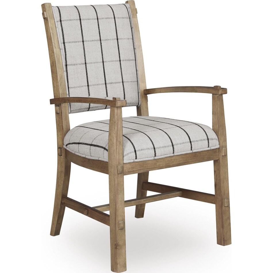 ridgeway light brown arm chair   