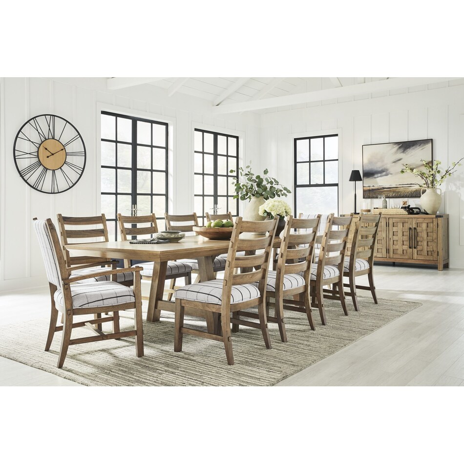 ridgeway light brown arm chair   