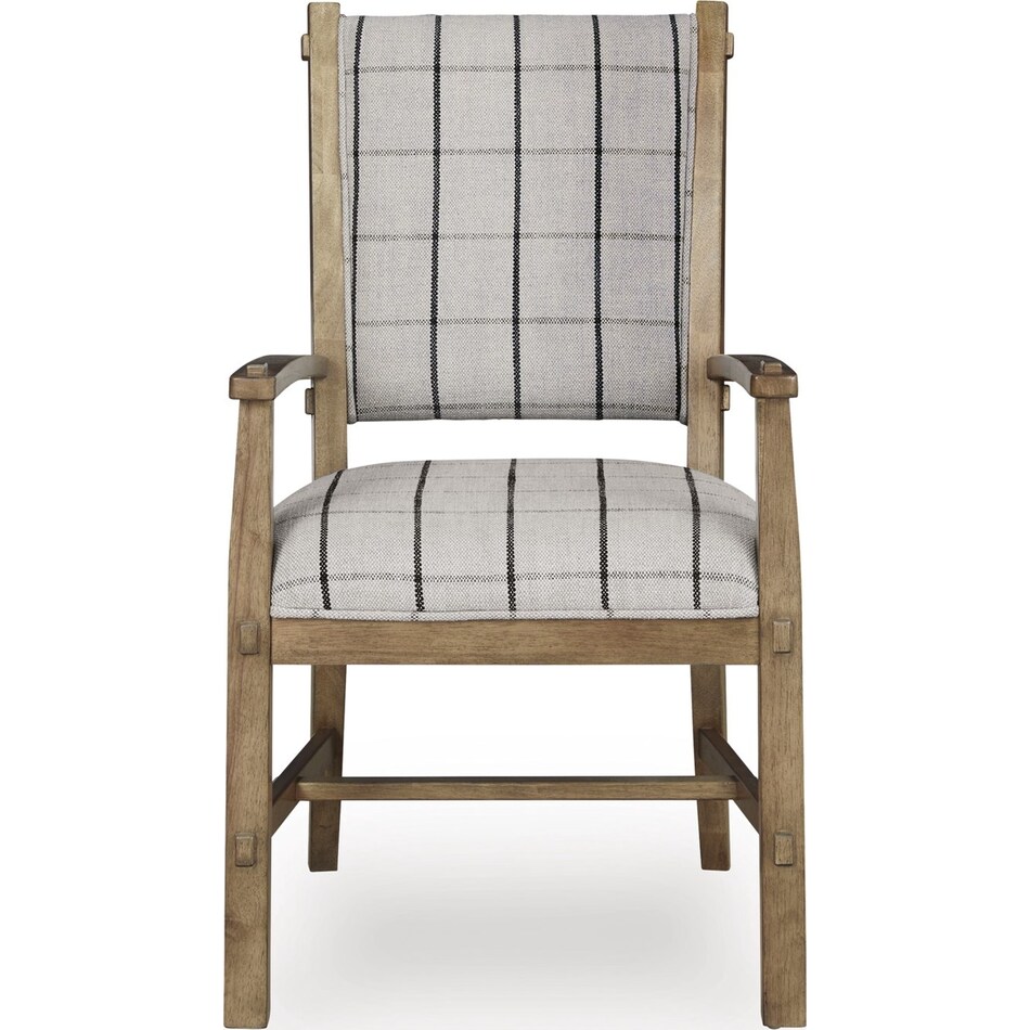 ridgeway light brown arm chair   