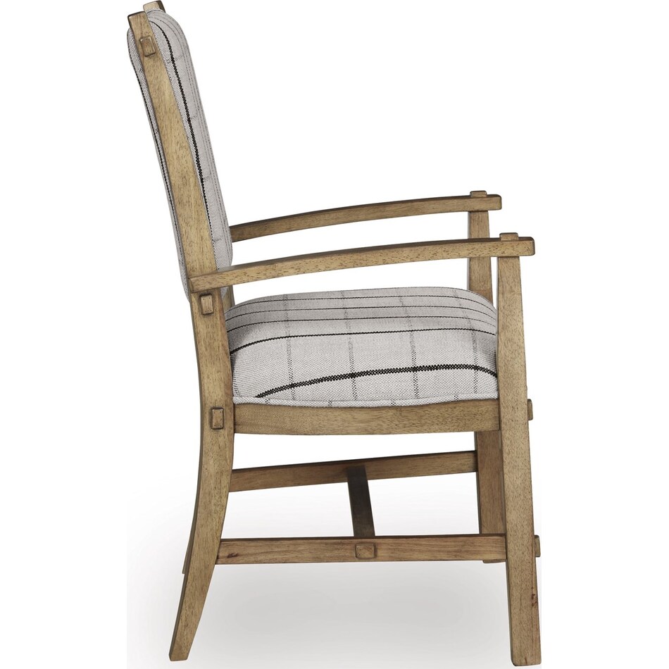 ridgeway light brown arm chair   