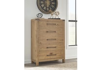 ridgeway light brown chest   