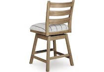 ridgeway light brown counter chair   