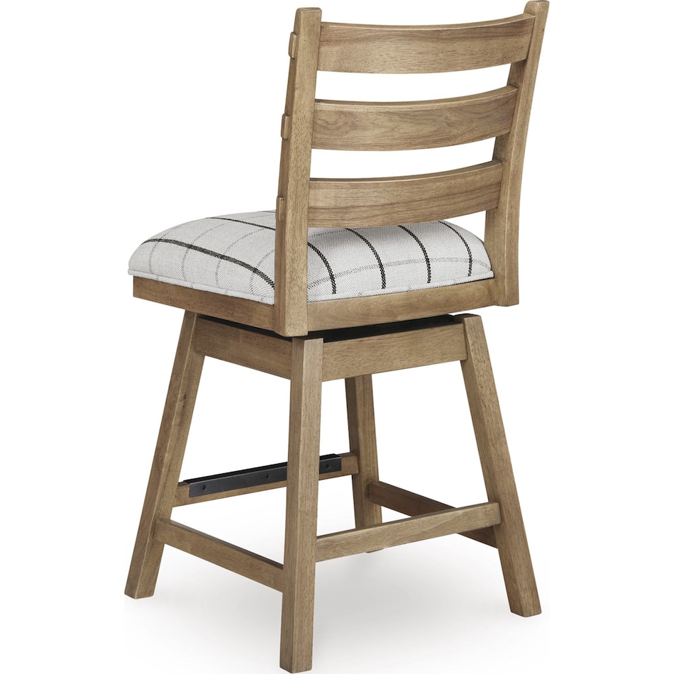 ridgeway light brown counter chair   