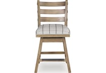 ridgeway light brown counter chair   