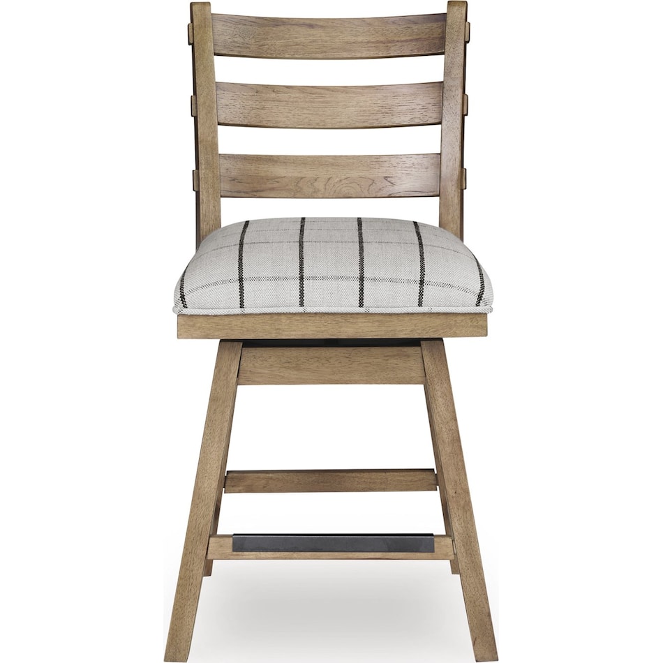 ridgeway light brown counter chair   