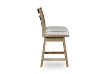 ridgeway light brown counter chair   