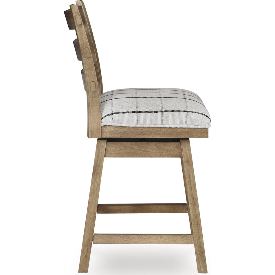 ridgeway light brown counter chair   