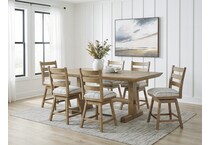 ridgeway light brown counter table  counter table top   