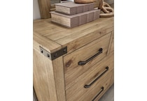 ridgeway light brown dresser   