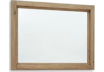 ridgeway light brown mirror   