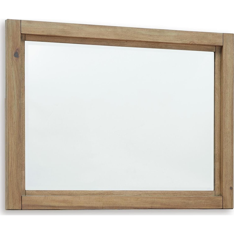 ridgeway light brown mirror   