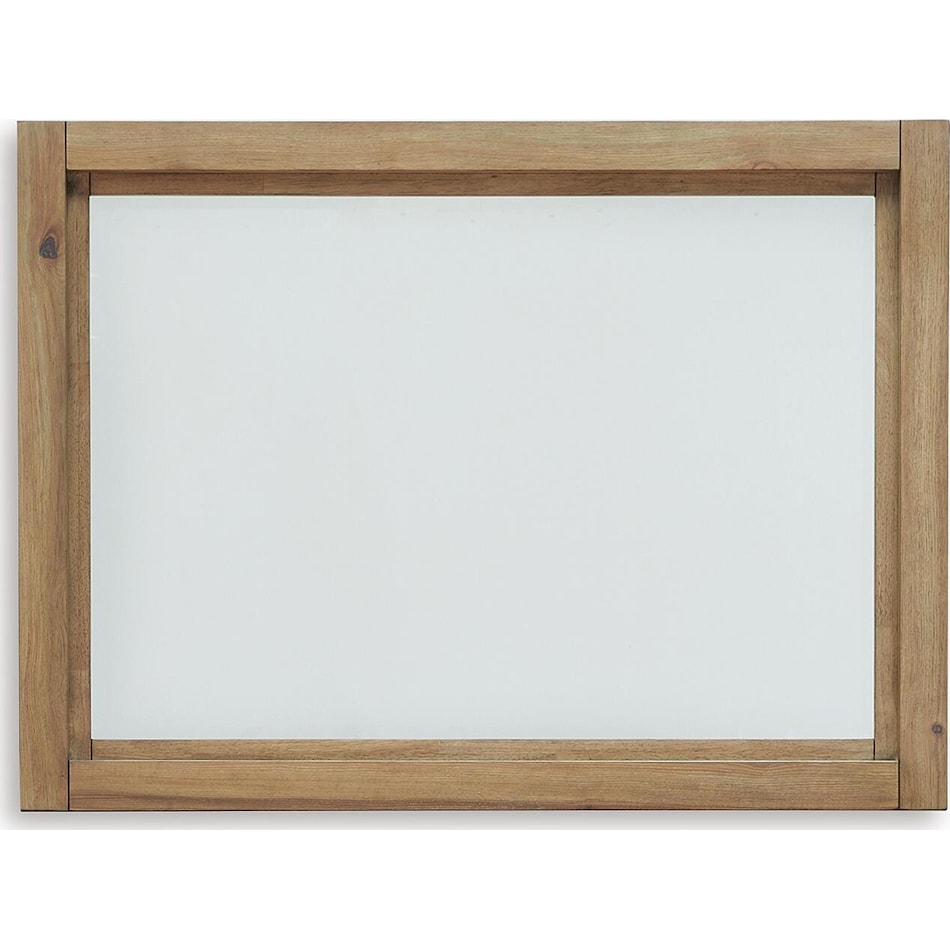 ridgeway light brown mirror   