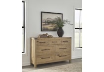 ridgeway light brown mirror   