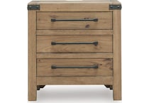 ridgeway light brown nightstand   