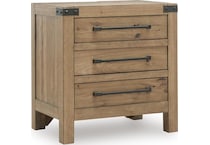 ridgeway light brown nightstand   
