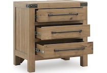 ridgeway light brown nightstand   
