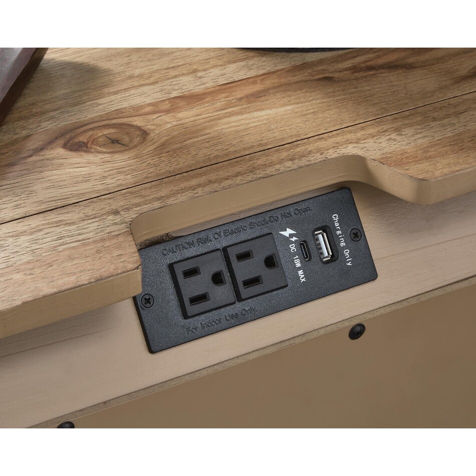 ridgeway light brown nightstand   
