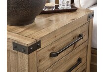 ridgeway light brown nightstand   