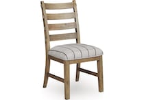 ridgeway light brown side chair   