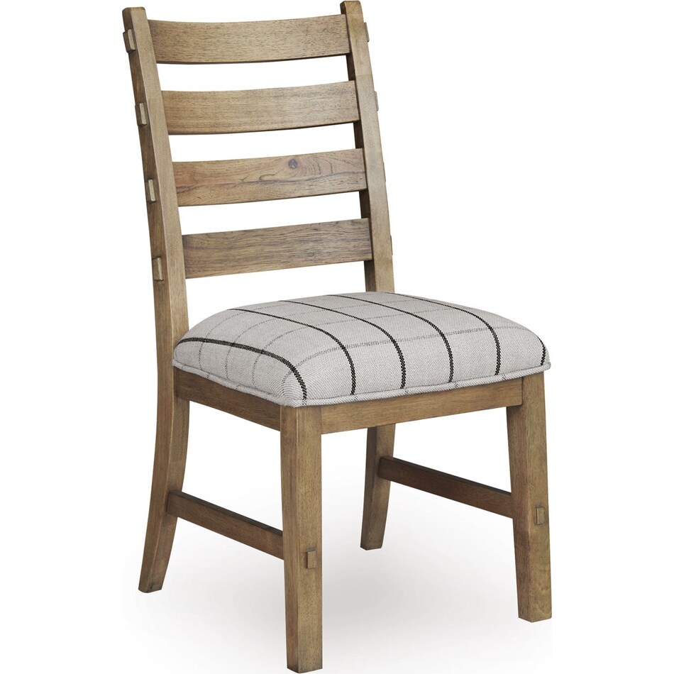 ridgeway light brown side chair   
